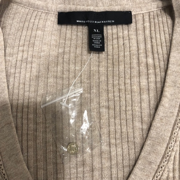 WHBM Cashmere Blend ES Henley size XL - Picture 10 of 12